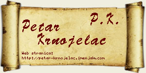 Petar Krnojelac vizit kartica